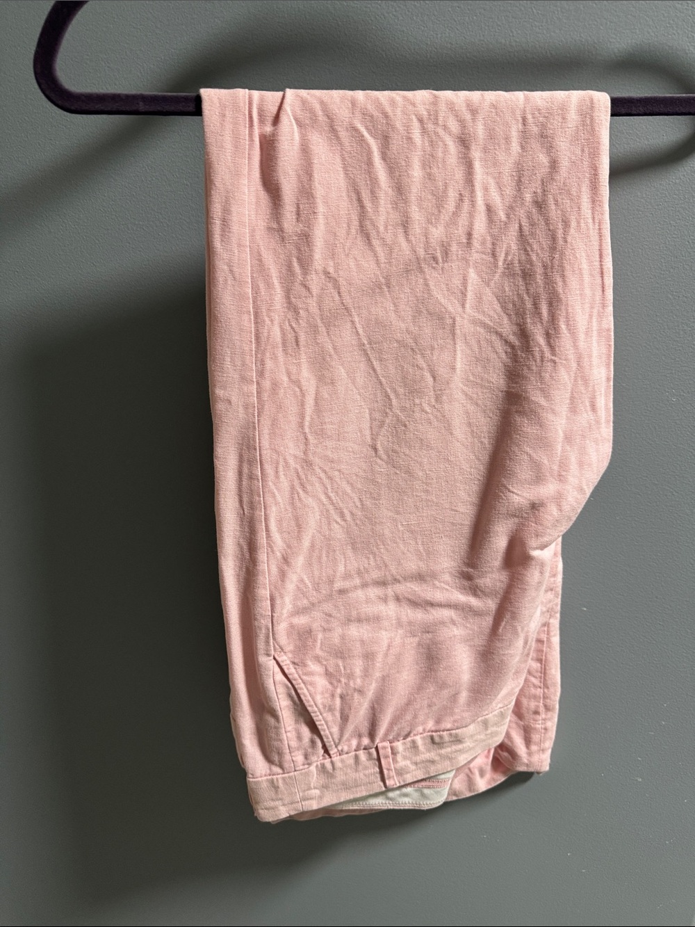 J. Crew Blush Pink Linen Women's Pants